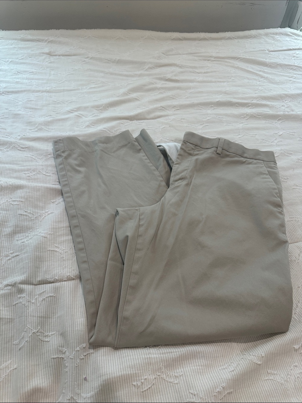 Express Men's Light Gray Chinos - Express Light Gray